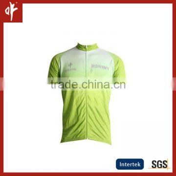 Coolmax men cycling jersey fluorescence printing cycling shirt