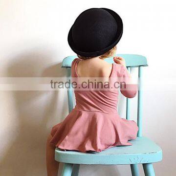 Baby Girl Long Sleeve Backless Elegant Jumpsuits Simple Design Girls Frock photo-3