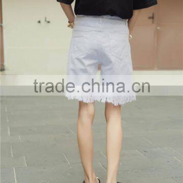 Summer Fashion Design Outdoor Girls Jean Half Pants China photo-6