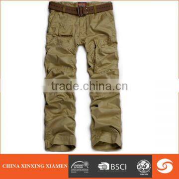 New Arrivals factory outlet Mens Cargo Pants Multi Pocket Military Overall Outdoor Long Pants Trousers