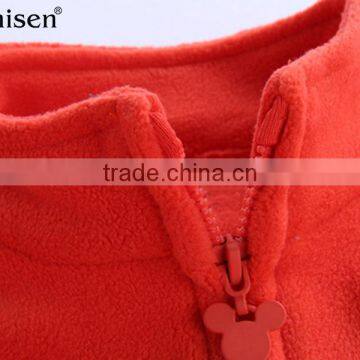 Wholesale High Quality Polar Fleece Girls Custom Clothing Windproof Children's Jacket photo-2