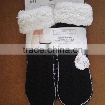 Wholesale Lady Indoor Home Slipper Socks photo-3