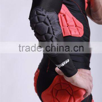 Cyclist hex shooter compression padded protective gear arm sleeves