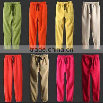 Winter Men Women Thicken 100% Cooton Sweatpants Convergent Feet Beam Foot More Leisure Sports Pants photo-3