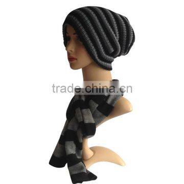 New Winter Warm Soft Double Layer Fashion Knitted Ladies Hats Cheap Majored Factory photo-4