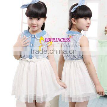 wholesales Korean style fashion Chiffon+ lace princess dress for kids