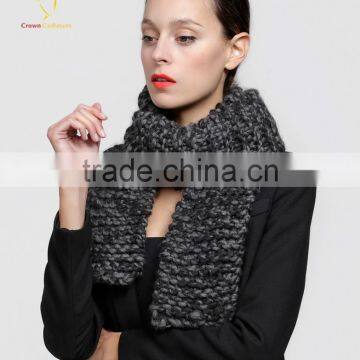 3gg Warm Cashmere Merino Wool Lady Knit Scarf Womens photo-2