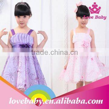 kids wear girls' Princess dress kids clothing baby party dress LBE4092305