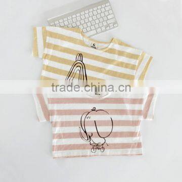 S17097A New 2017 Summer Baby Clothes Short-sleeve Girls T Shirts photo-5