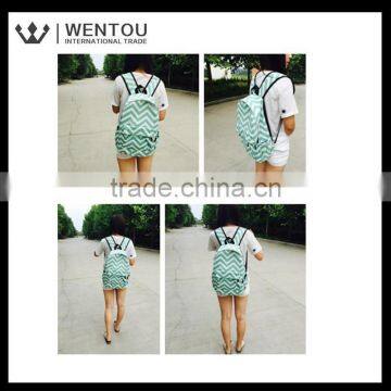 High Quality Monogrammed Chevron Backpacks photo-6