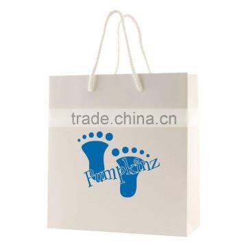 Matte Laminated Eurotote Shopping Bag - Features Cardboard Bottom, Dimensions Are 6" x 3.5" x 6.5" and Comes With Your Logo. photo-5