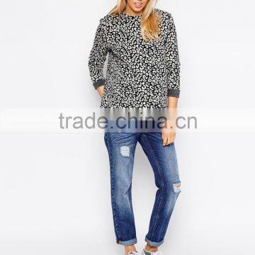 Maternity Sweatshirt in Super Soft Animal Print China Products photo-4