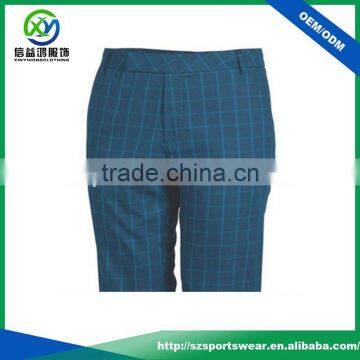 OEM Service UV Protection Plaid Tech Style Golf Pants photo-2