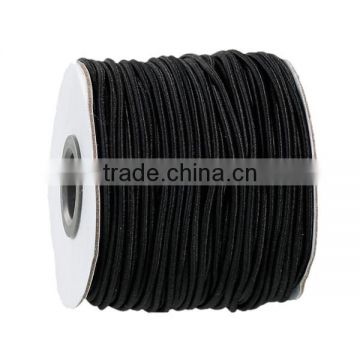 Black Elastic 2mm Polyamide Nylon Jewelry Thread Cord For Buddha/Mala/Prayer Beads