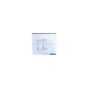 double glass shelf