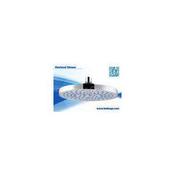 Water Saving Round Raindrop ABS Overhead Shower Head With TPR Nozzles