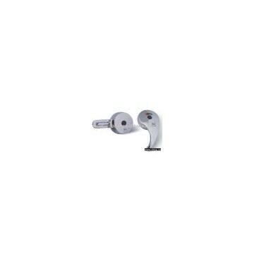 Toilet partition indicator lock