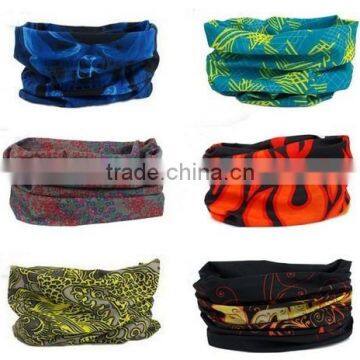 Popular multifunctional seamless tube bandana, mircofiber material with customized logo