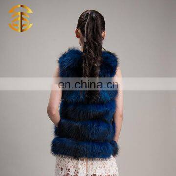 Top High Quality Long Style Fashion Women Raccoon Fur Vest photo-4