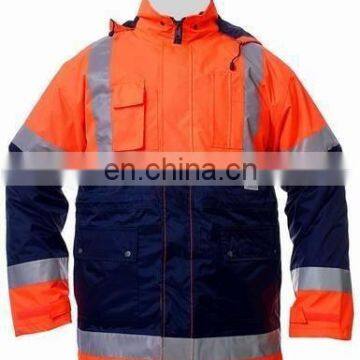 Waterproof Winter Police Reflective Safety Jacket