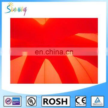 SUNWAY Red and White Inflatable Dome Tent,Tent With Inflatable Mattress