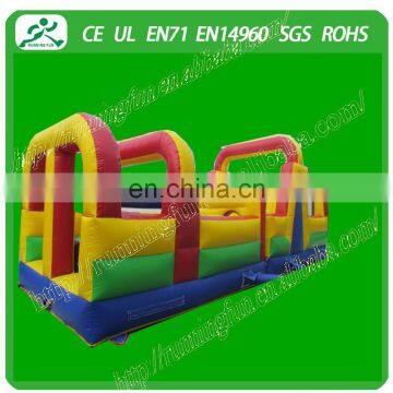 Funny inflatable obstacle course for children's games(Running Fun)