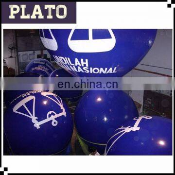 Deep blue cheap balloons for sale advertising printed helium balls