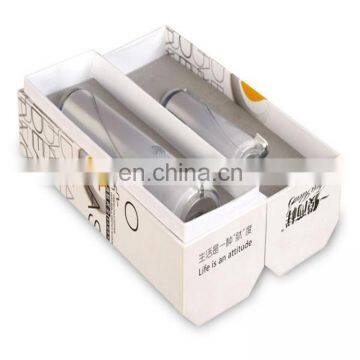 Wholesale Custom Made Recycled Cylinder Shape White Cardboard Paper Box With Sponge Insert for Glass Packaging photo-2