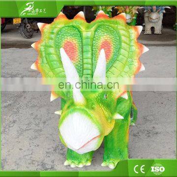 KAWAH The Most Enjoyable Playground Equipment Dinosaur Electric Toy Car For Kids