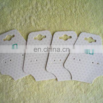 Paper earring cards with printed