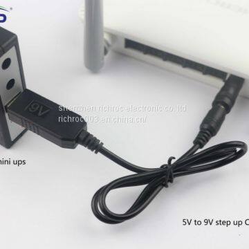 USB dc Boosting Cable 5v to 9v 12v Step up Cable Usb to dc Boost Converter Power Cable photo-3