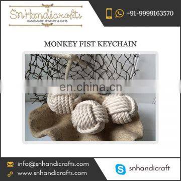 Indian Manufacturer Selling Monkey Fist Keychain at Reasonable Rate