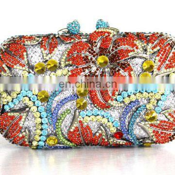 Crystal Rhinestone Handbag Evening Clutch Bag Handmade Women Bag Set photo-5