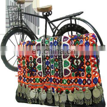 New Vintage Banjara Handmade Boho gypsy Pauch/clutch Bag Old COIN Tribal Gypsy Indian Banjara clutch kutch