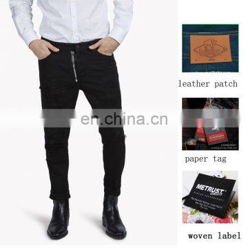 new style jeans pent men slim fit worn effect men pants your own brand jeans oem & odm manufacturer