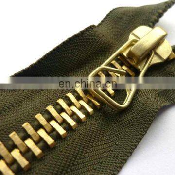 custom fashion promotional metal zipper for garments