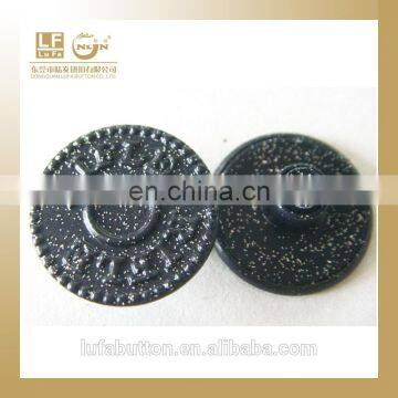 shiny powder denim jeans shank button
