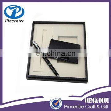 Business card holder and pen gift set most selling product in alibaba