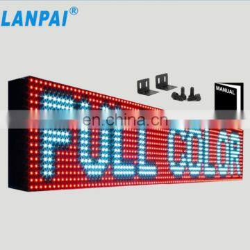 China supplier outdoor 10mm programmable full color logo image graphic open display