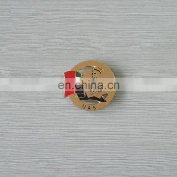 Custom Zayed Logo and National Flag Lapel Pin for Souvenir photo-2