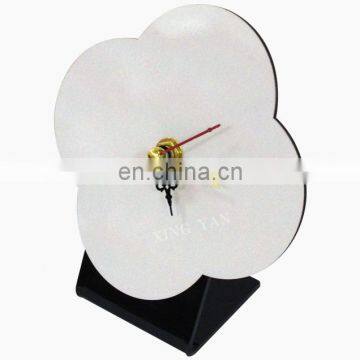 Sublimation MDF Wall Clock for home Decoration Sublimation MDF Desk Clock DIY Clock