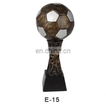 Hot sale Decorative football resin trophies