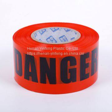 High Quality Plastic Caution Tape Red Barricade Tape PE Warning Tape