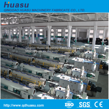 Description of Single Wall Corrugated Pipe Extrusion Line:  Features of plastic single wall corrugated pipe: Plastic single wall corrugated pipes produced have features of high temperature resistance, resistant to corrosion and abrasion, high intensity, g