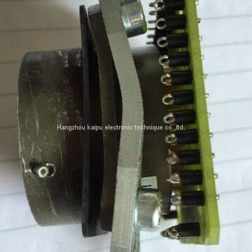 Bayonet coupling circular 36 pins connectors