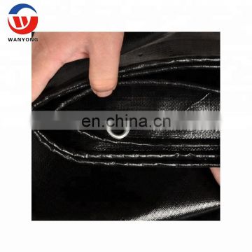 High quality black waterproof pe tarpaulin cover sheet or roll from china suppliers