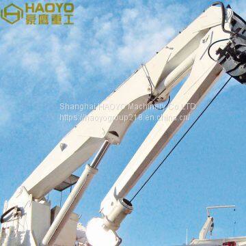 Knuckle Marine Deck Engine Lifting Crane for Sale Price