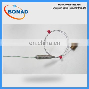 Thermocouple Type K IEC60695 thermocouple wire for Glow Wire Tester diameter 0.5mm