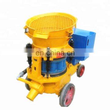wet shotcrete machine wet sandy soil cement throwing jet