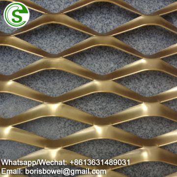 Decorative Anodize Aluminum Expanded Metal Mesh for Curtain Wall